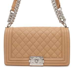 Chanel Boy Chanel Caviar Skin Chain Shoulder Bag
